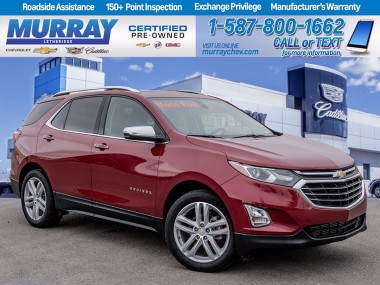 2018 Premier AWD Equinox | Was $25,998 - Now $24,750