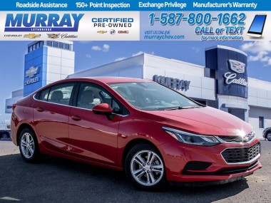 2016 LT Cruze | Was $16,760 - Now $14,663